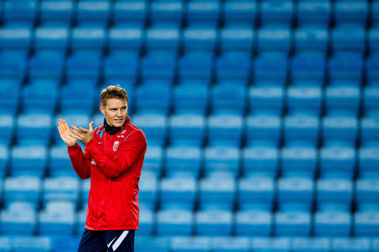 Martin Ødegaard of the Norwegian national football team