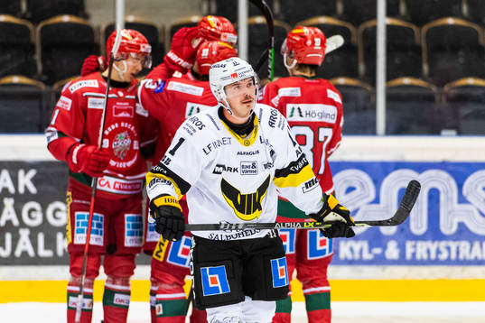 Västerås Anton Svensson deppar medan Modos David