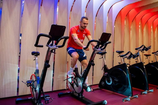 Veton Berisha of the Norwegian national football team