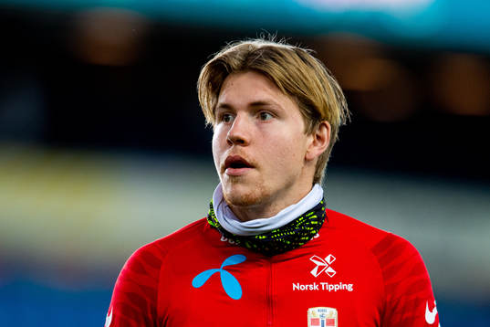 Jens Petter Hauge of the Norwegian national football team