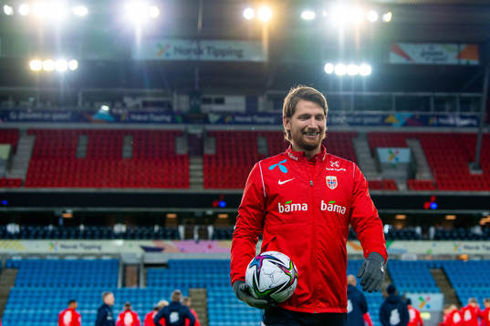Stefan Strandberg of the Norwegian national football team