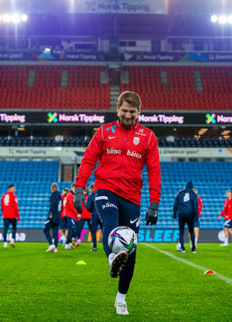 Stefan Strandberg of the Norwegian national football team