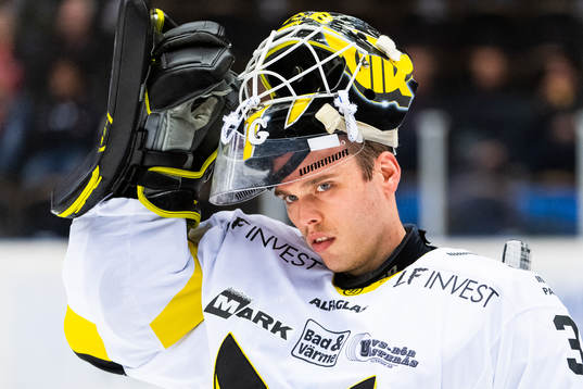 Västerås målvakt Johan Gustafsson