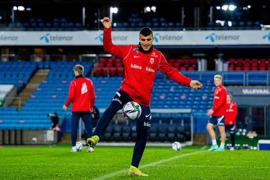 Mohamed Elyounoussi of the Norwegian national football team