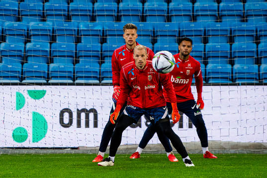 Goalkeepers André Hansen, Ørjan Håskjold Nyland and Sten