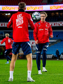 Ola Solbakken of the Norwegian national football team
