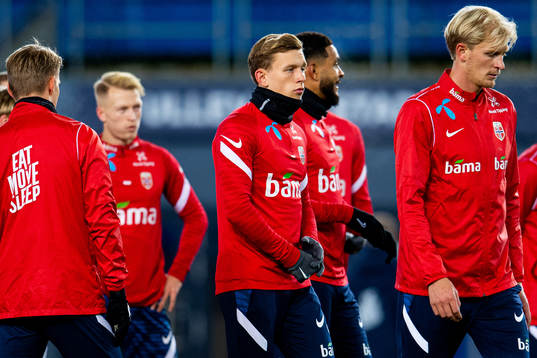 Marcus Holmgren Pedersen of the Norwegian national football