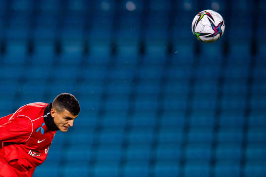 Mohamed Elyounoussi of the Norwegian national football team