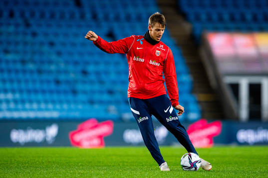 Thomas Lehne Olsen of the Norwegian national football team