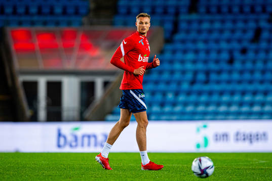 Stian Gregersen of the Norwegian national football team