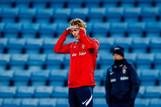 Ola Solbakken of the Norwegian national football team