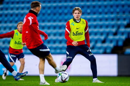 Jens Petter Hauge of the Norwegian national football team