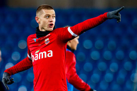 Julian Ryerson of the Norwegian national football team