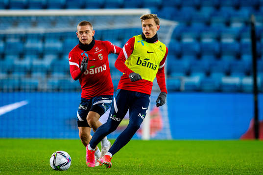 Julian Ryerson and Marcus Holmgren Pedersen of the