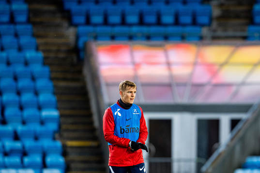 Martin Ødegaard of the Norwegian national football team