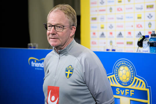 Scout Lasse Jacobsson of the Swedish national football team