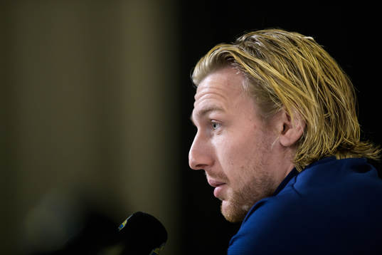 Emil Forsberg of the Swedish national football team