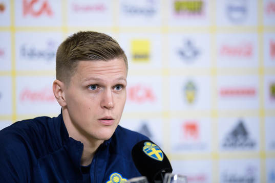 Joakim Nilsson of the Swedish national football team