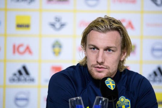 Emil Forsberg of the Swedish national football team