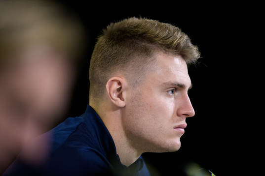 Mattias Svanberg of the Swedish national football team