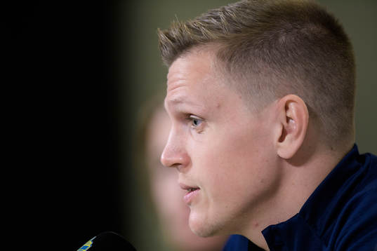 Joakim Nilsson of the Swedish national football team