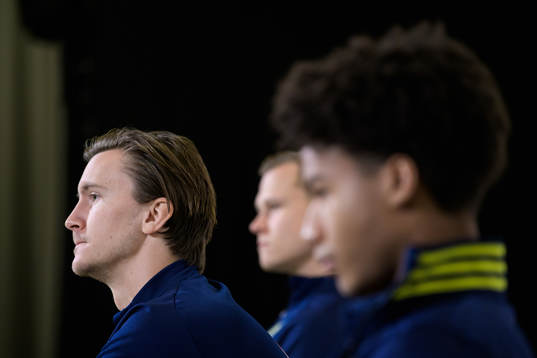 Kristoffer Olsson of the Swedish national football team