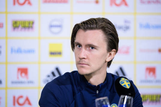 Kristoffer Olsson of the Swedish national football team
