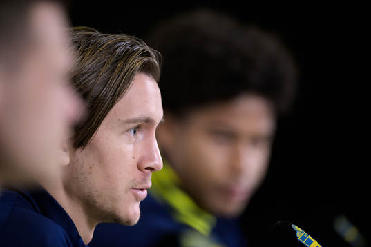 Kristoffer Olsson of the Swedish national football team