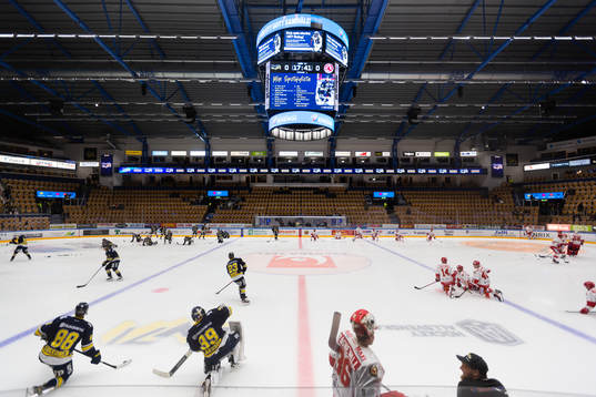 HV71 och Troja/Ljungby värmer upp