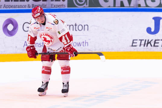 Troja/Ljungbys Victor Öhman deppar
