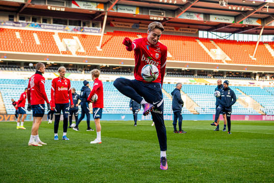 Kristian Thorstvedt of the Norwegian national football team
