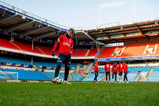 Thomas Lehne Olsen of the Norwegian national football team