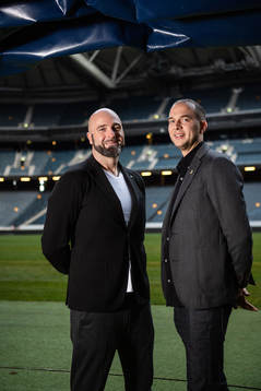 s tekniska direktör Peter Wennberg och sportchef Henrik