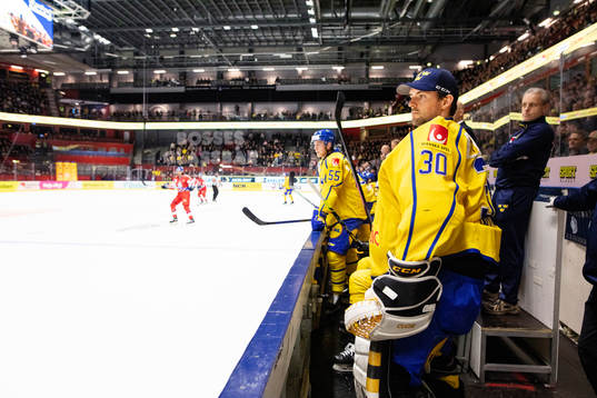Sveriges målvakt Gustaf Lindvall