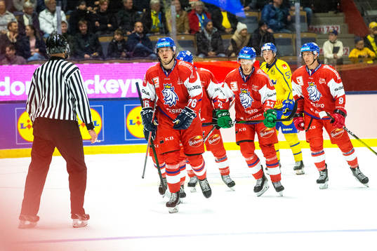 Tjeckiens Filip Chlapik jublar