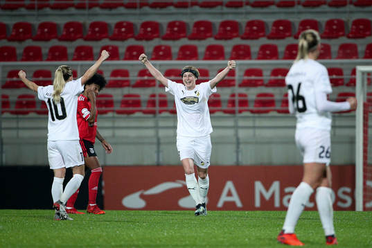Players of Häcken celebrate