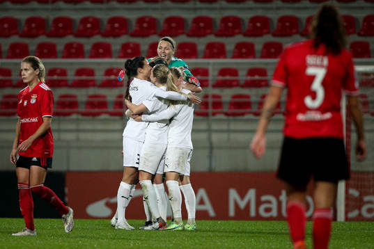 Players of Häcken celebrate