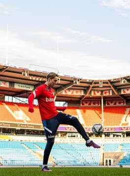 Kristian Thorstvedt of the Norwegian national football team
