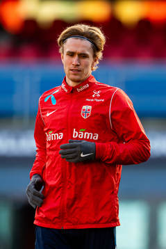 Ola Solbakken of the Norwegian national football team