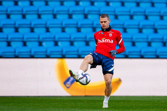 Julian Ryerson of the Norwegian national football team