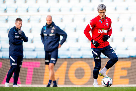 Mathias Normann of the Norwegian national football team