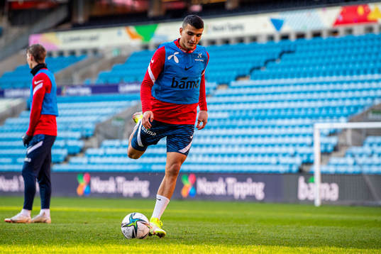 Mohamed Elyounoussi of the Norwegian national football team