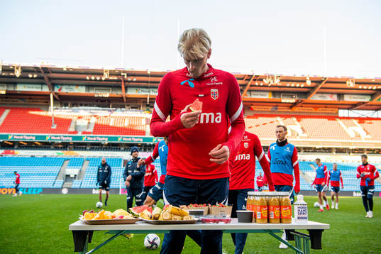 Morten Thorsby of the Norwegian national football team