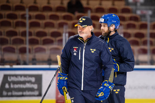assisterande tränare Andreas Spångberg och tränare Ulf