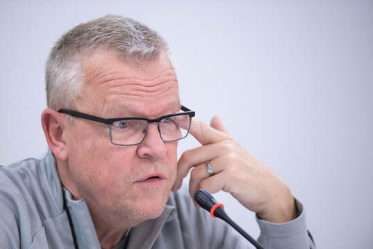 Head coach Janne Andersson of the Swedish national football