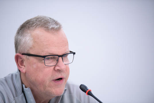 Head coach Janne Andersson of the Swedish national football
