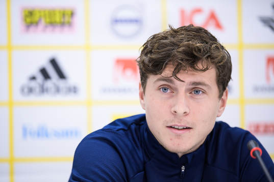 Victor Nilsson Lindelöf of the Swedish national football