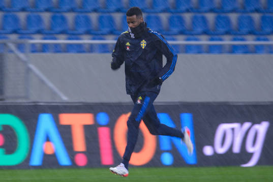 Alexander Isak of the Swedish national football team