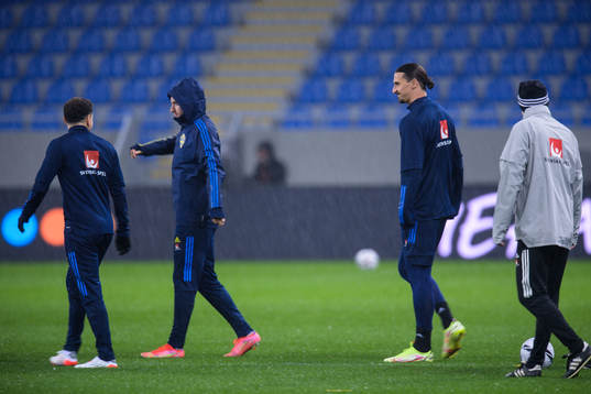 Zlatan Ibrahimovic of the Swedish national football team