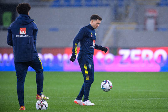 Kerim Mrabti of the Swedish national football team